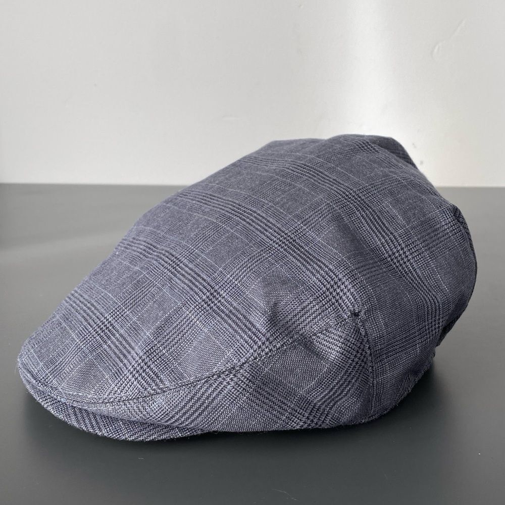 Stetson Men's Grey houndstooth Checkered Flat Cap Street Casual XL
